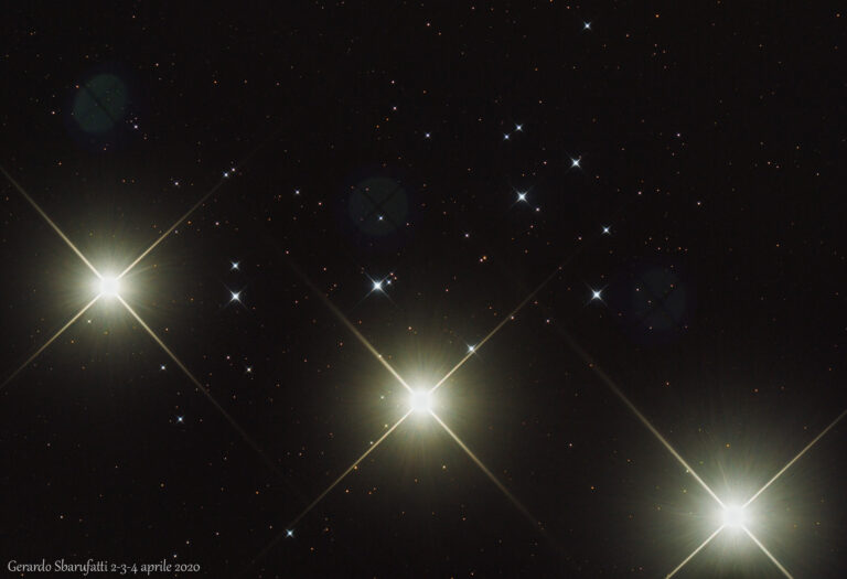 congiunzione Venere-Pleiadi