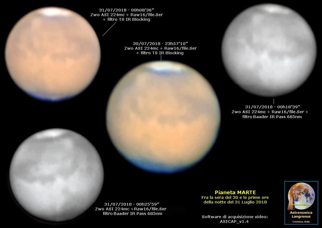 Marte il 30 Luglio 2018