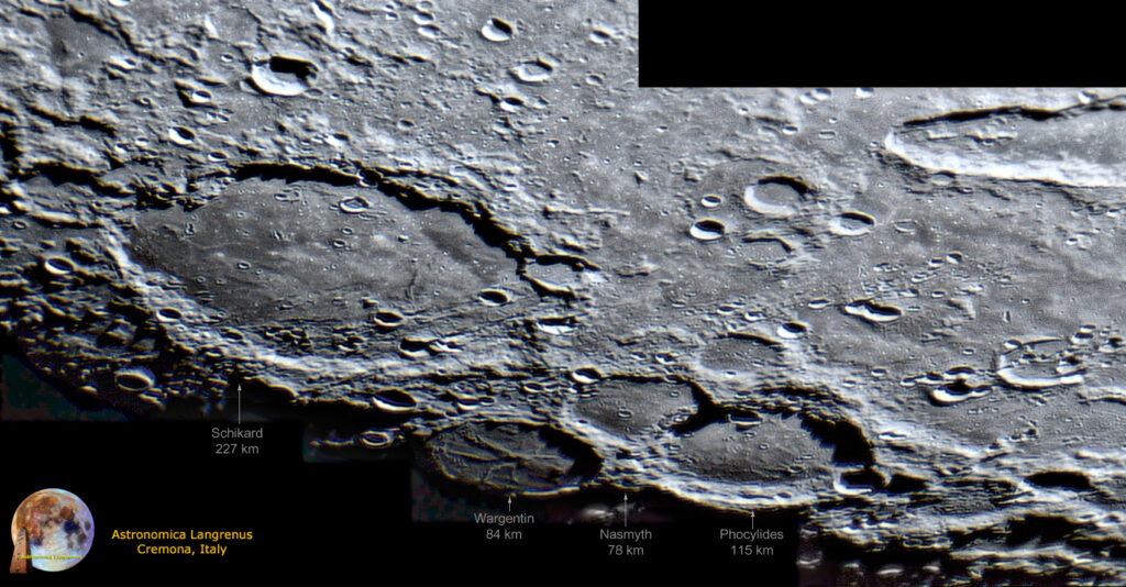 Schickard, Wargentin, Nasmyth, Phocylides