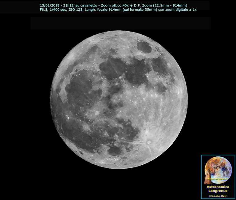 La Luna senza il telescopio