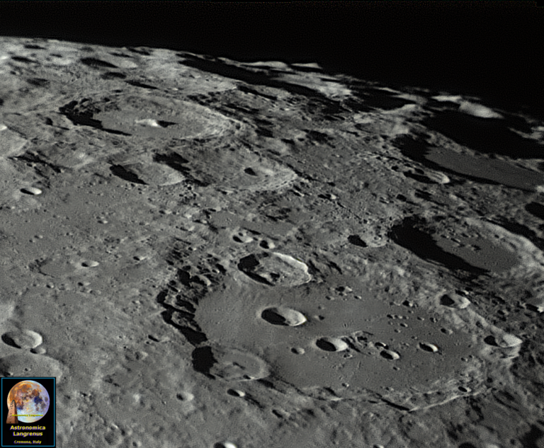 Dal cratere Clavius all’estremo sud
