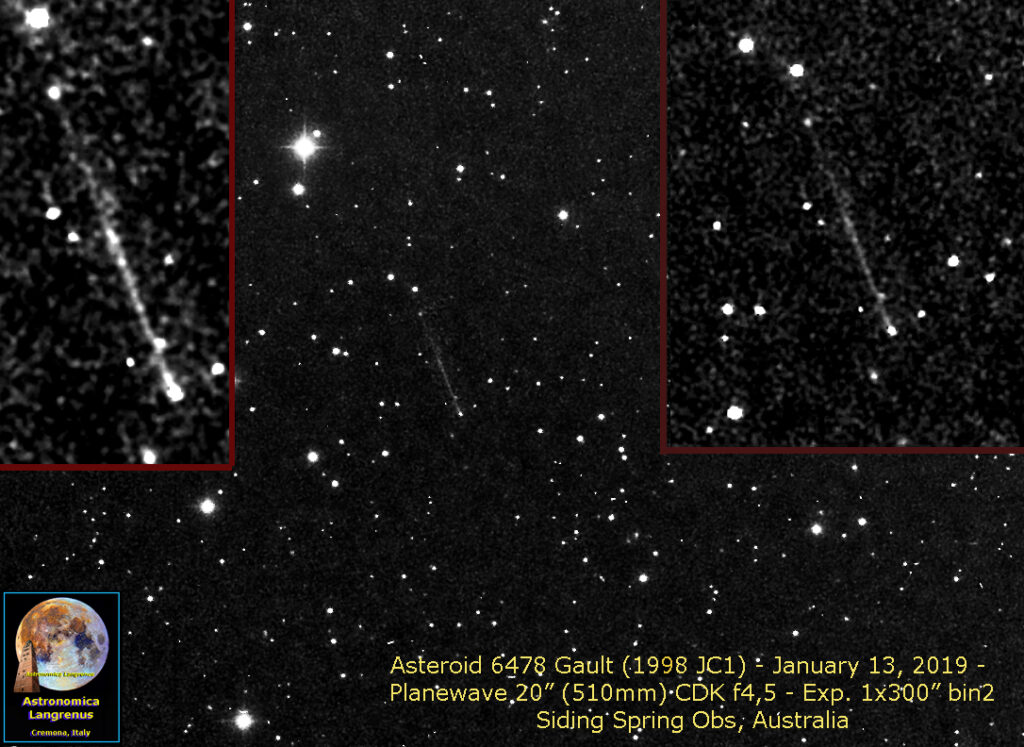 Asteroide 6478 GAULT (1998 JC1)