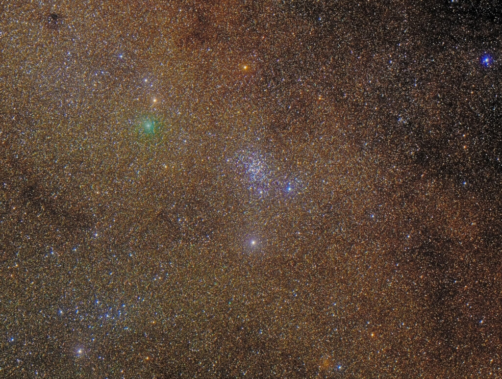Cometa C/2016 M1 Panstarrs e NGC 6067