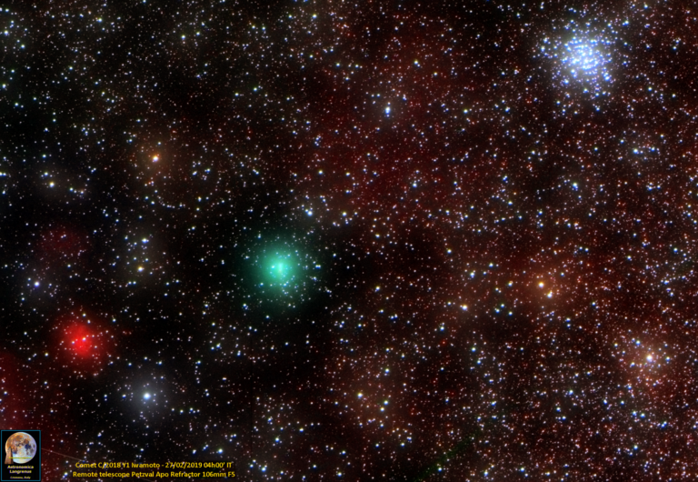 Cometa C/2018 Y1 Iwamoto e M36-NGC1960