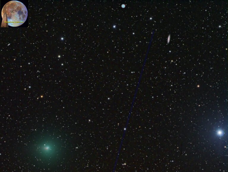 Cometa 41P/Tuttle-Giacobini-Kresak fra M97 e M108