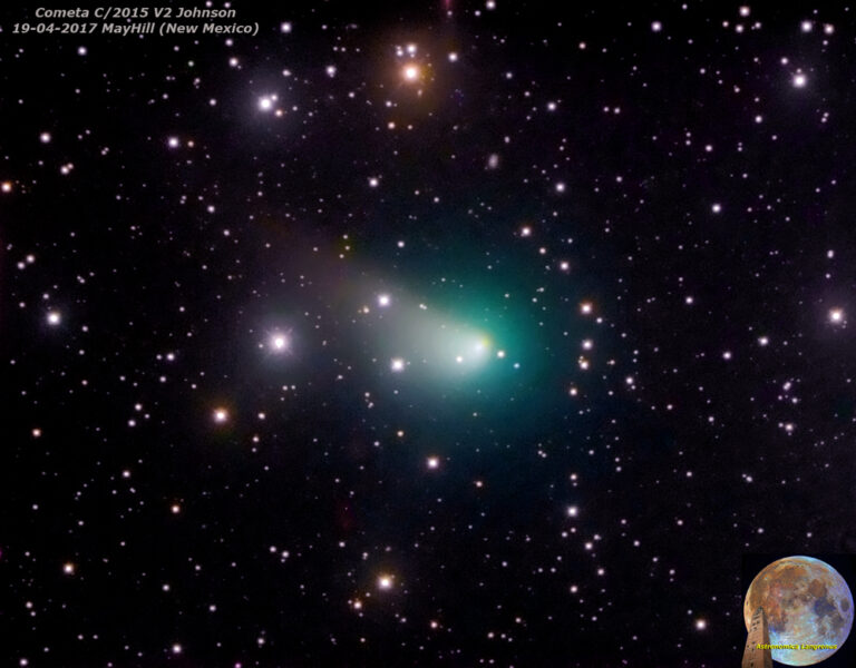 Cometa C/2015 V2 Johnson il 19-04-2017