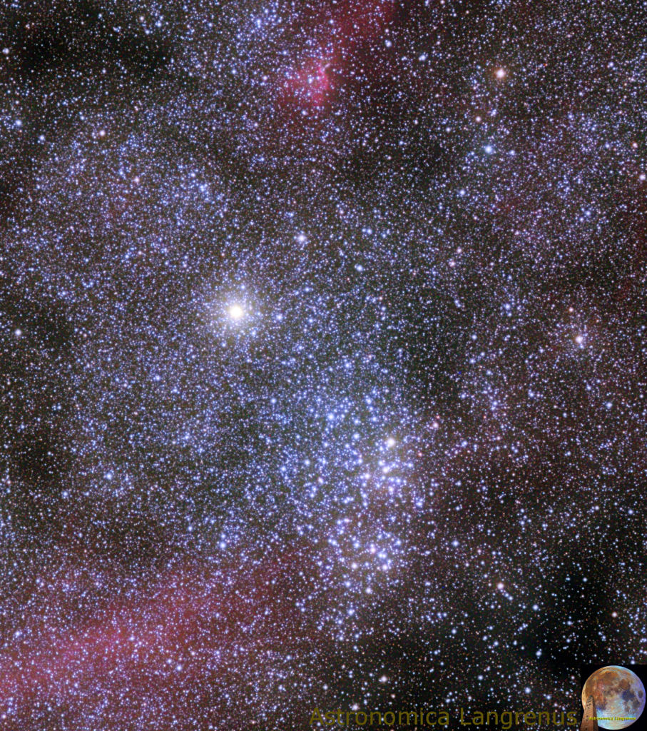 Ingrandimento su NGC 3532 nella Carena