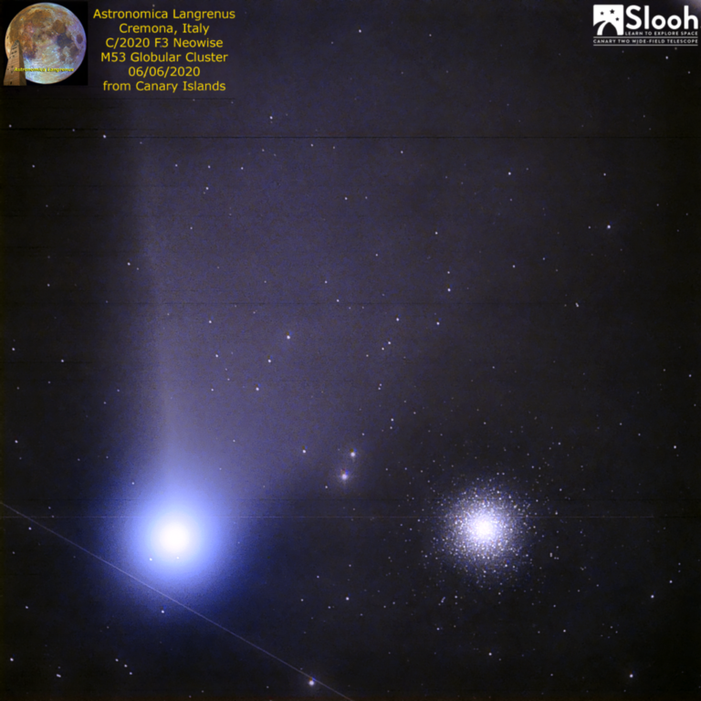 C/2020 F3 Neowise & M53 il 06/08/2020