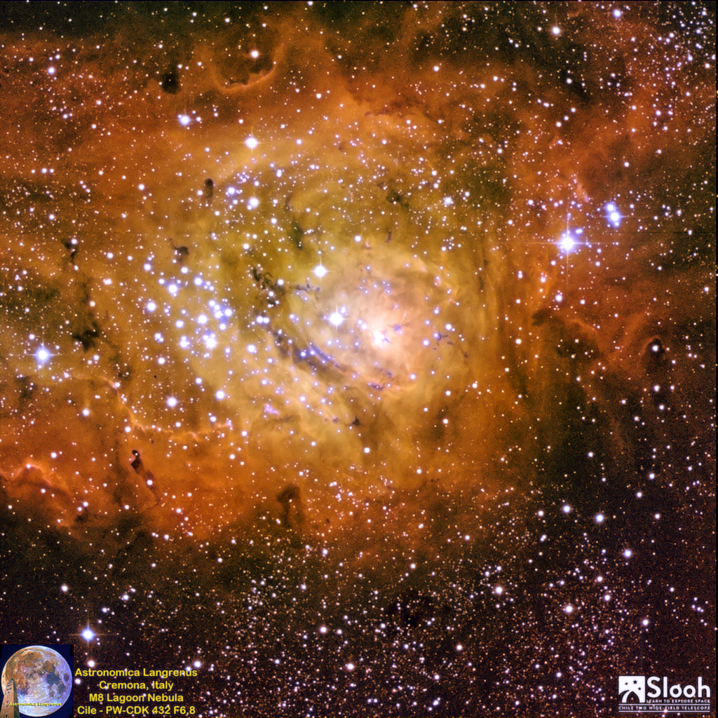 M8 Lagoon Nebula dal Cile