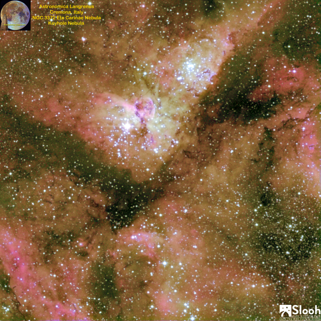 Keyhole Nebula in NGC 3372 dal Cile