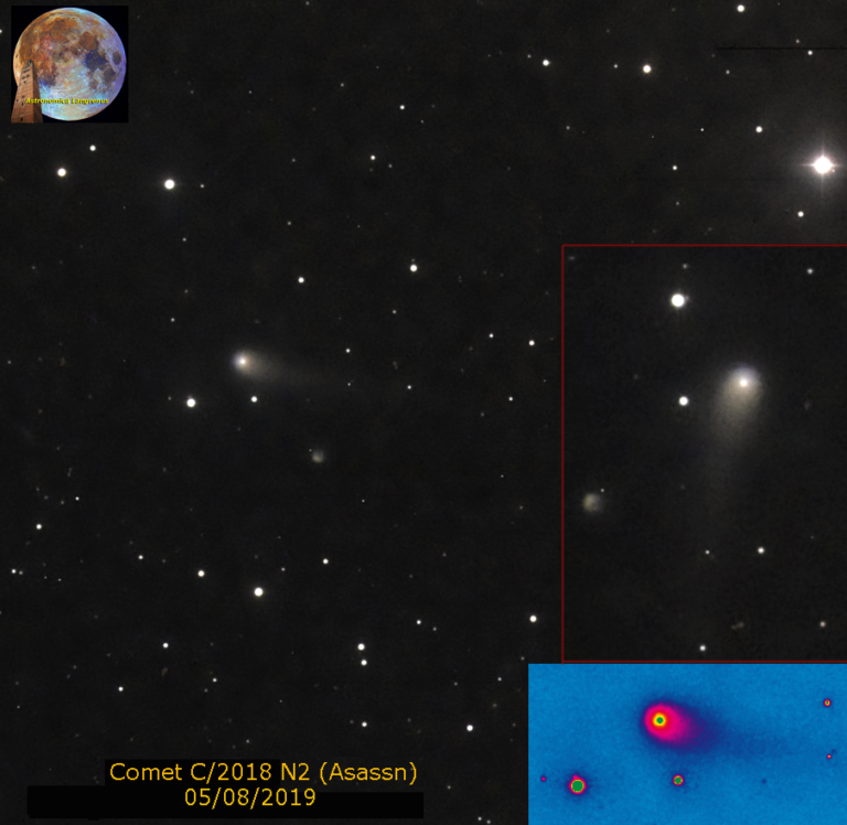 Cometa C/2018 N2 (Asassn) il 05-08-2019