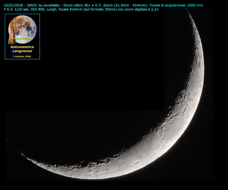 La Luna senza il telescopio