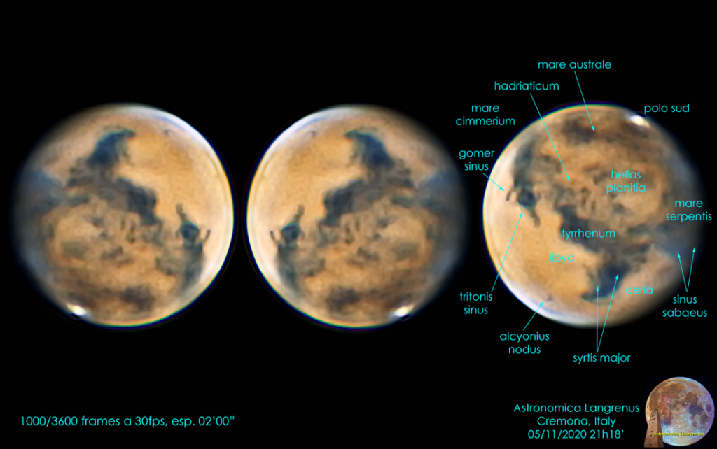 Marte il 5 Novembre 2020