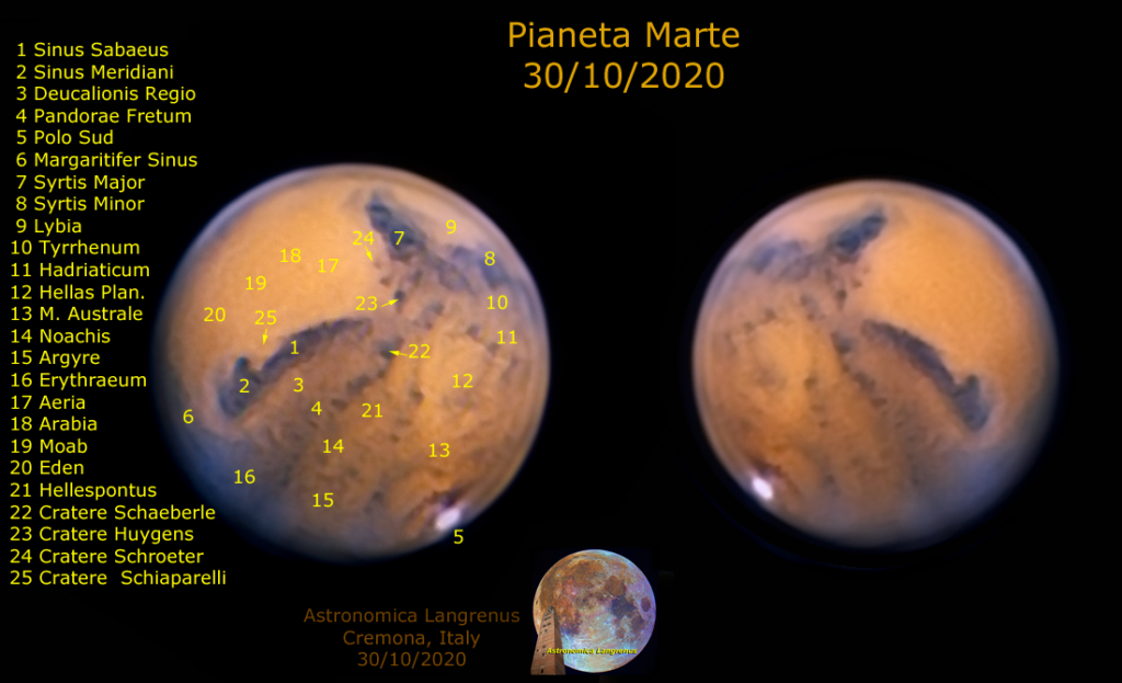 Marte il 30 Ottobre 2020