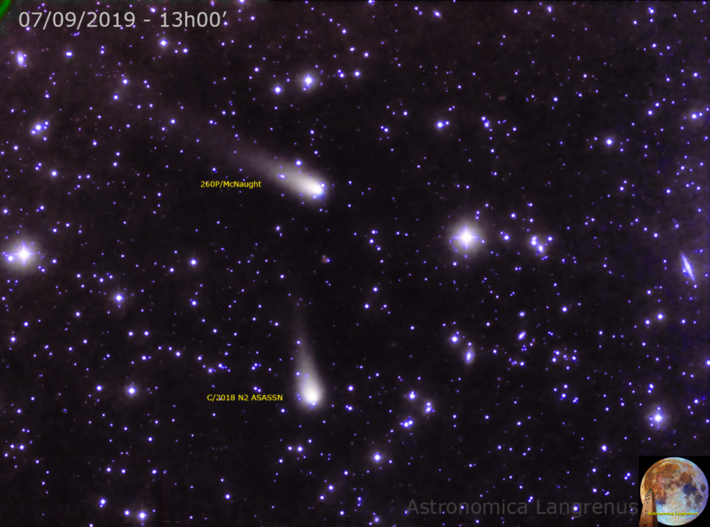 07/09/2019 Rendezvous fra due Comete