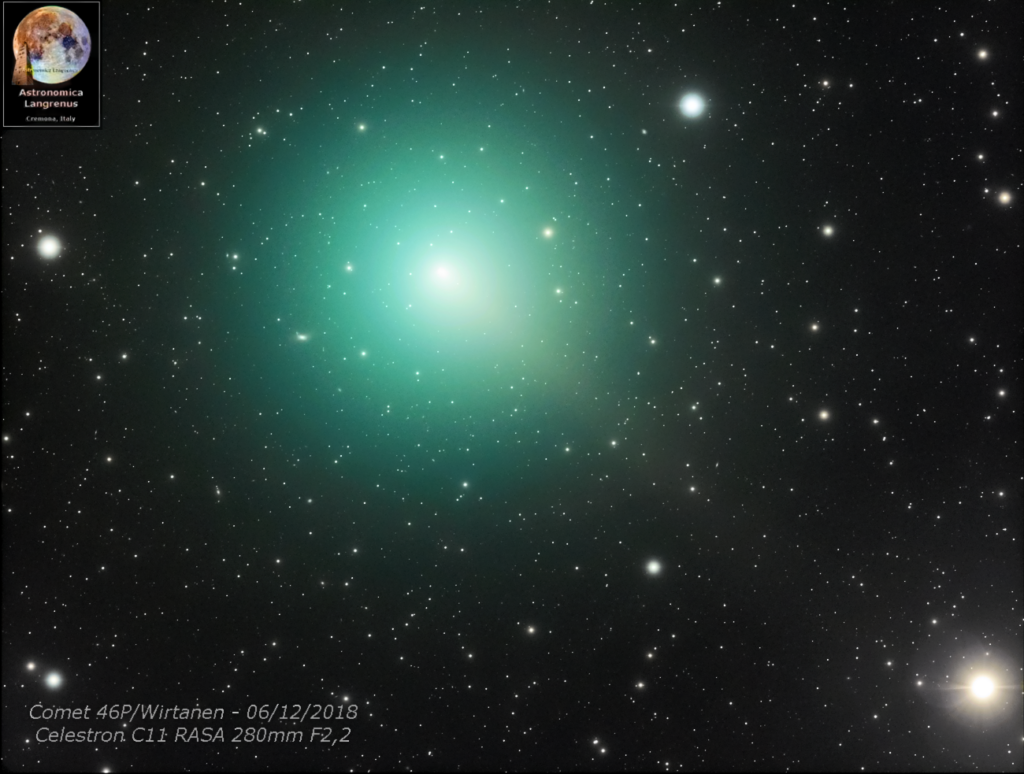 46P/Wirtanen il 6 Dicembre 2018