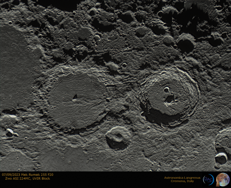 Alphonsus e Arzachel in Ultimo Quarto