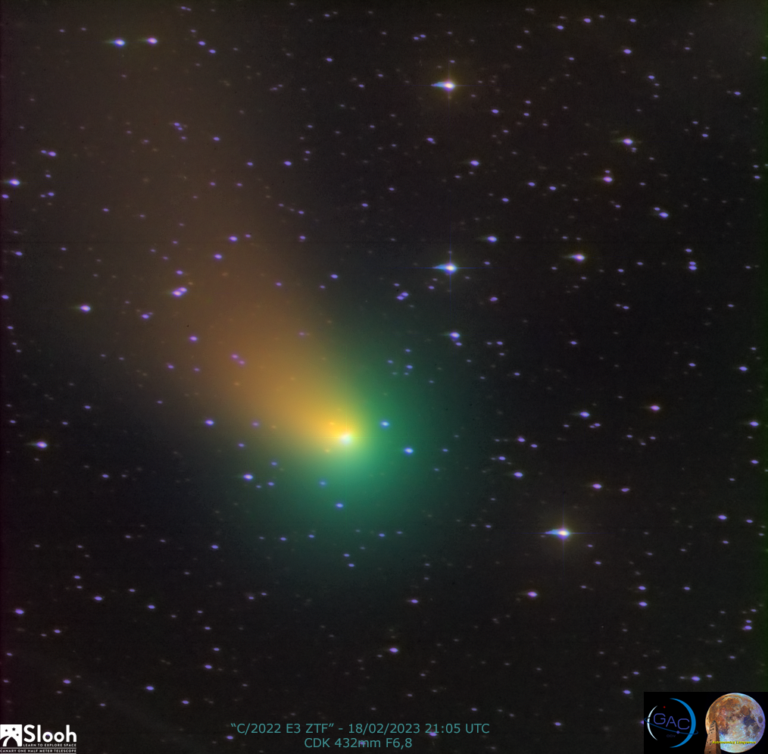 C/2022 E3 ZTF il 18/02/2023