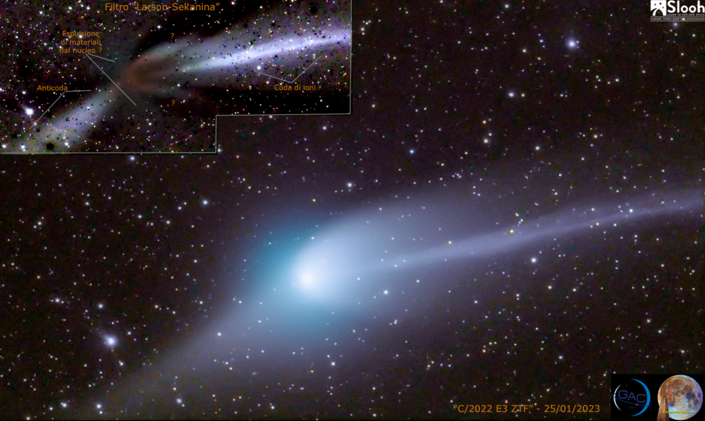 C/2022 E3 ZTF il 25 Gennaio 2023