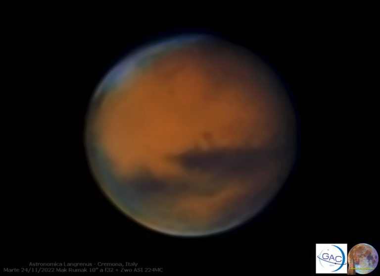 Marte verso l’opposizione al Sole