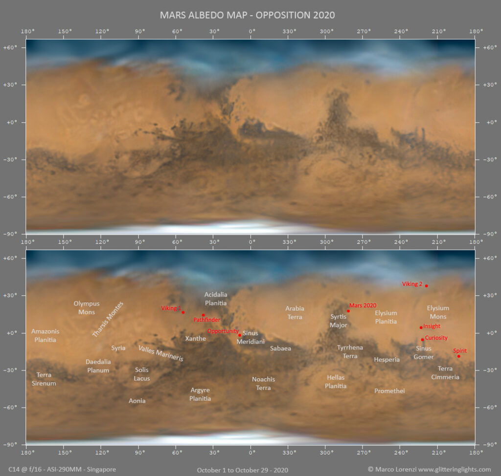 Mappatura superficie Marziana