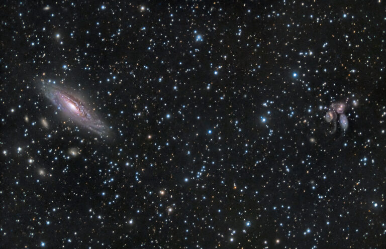 Galassia NGC7331 e Quintetto di Stephan