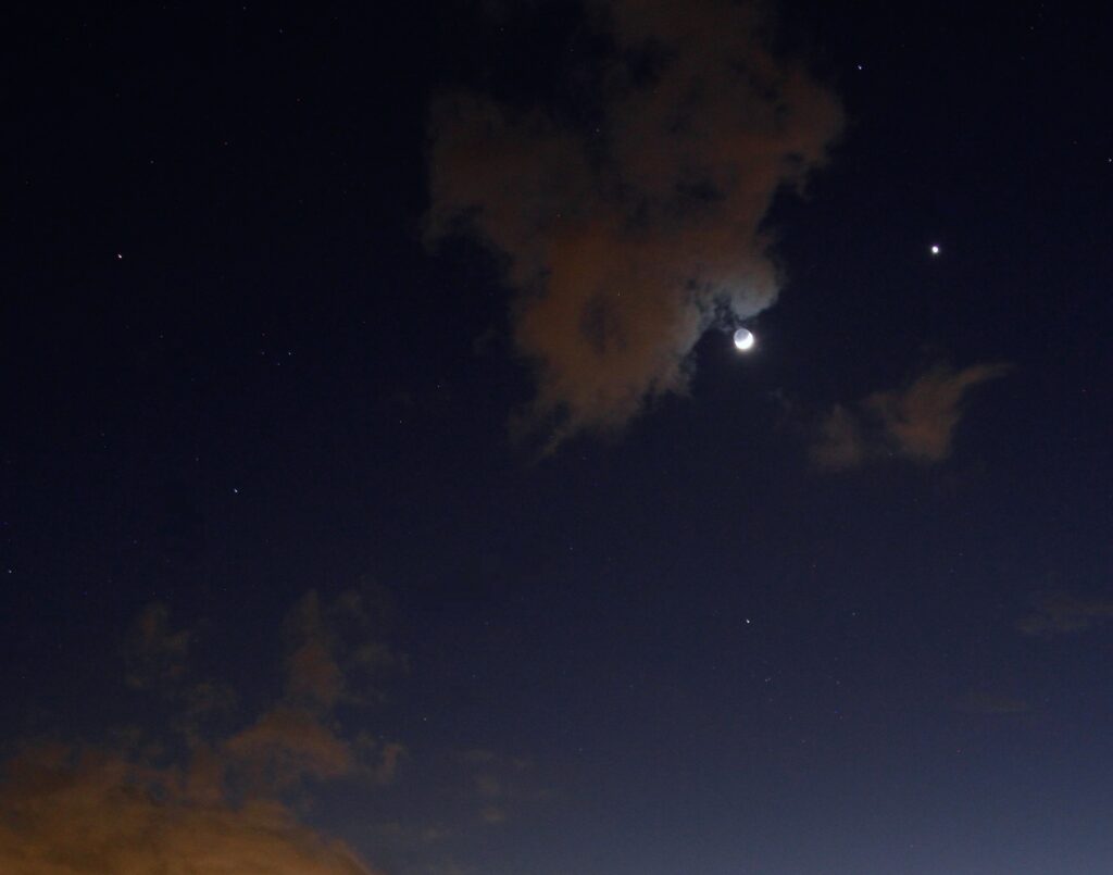 Congiunzione Luna Venere