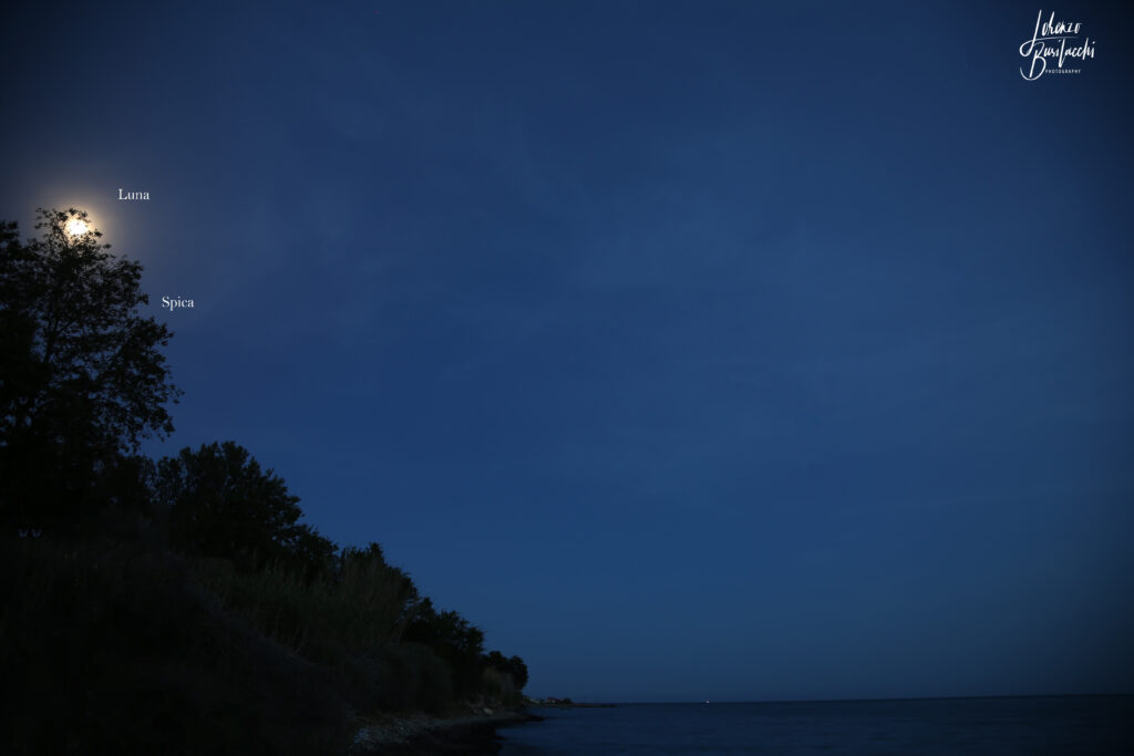 Congiunzione Luna Spica