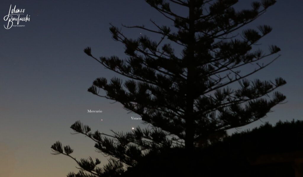 Congiunzione Venere Mercurio