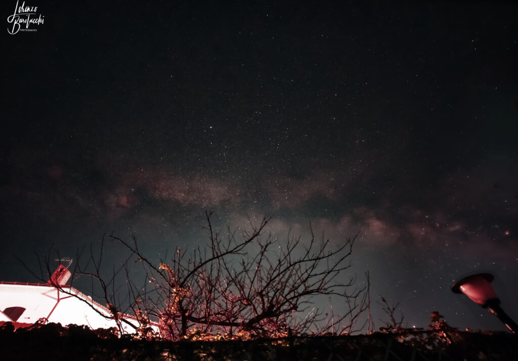 Via Lattea da casa