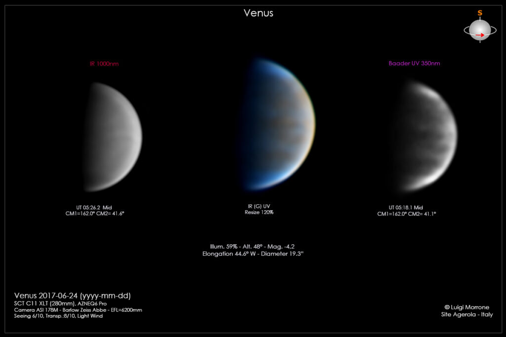 Venere – Dettagli Atmosferici