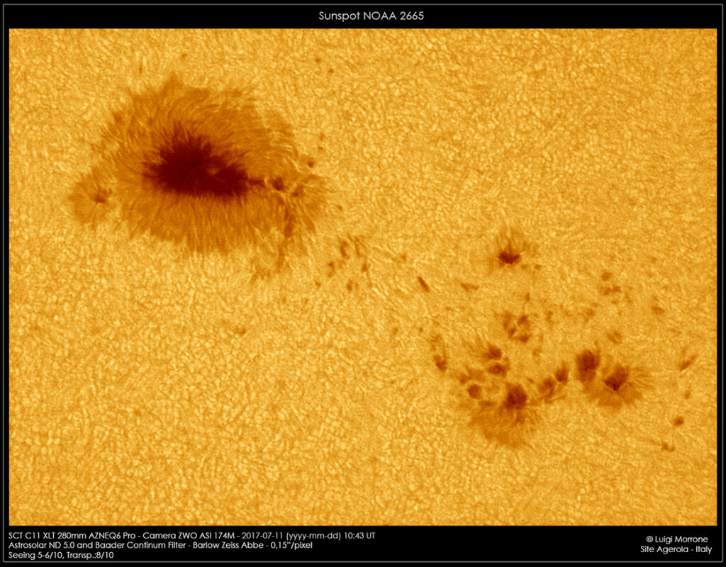 Macchia Solare NOAA2665