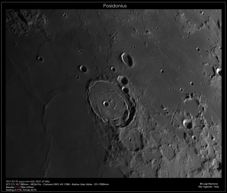 Cratere Lunare Posidonius