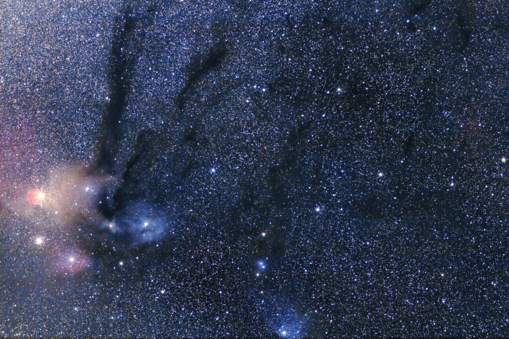 Campo nebulare attorno a Rho Ofiuco