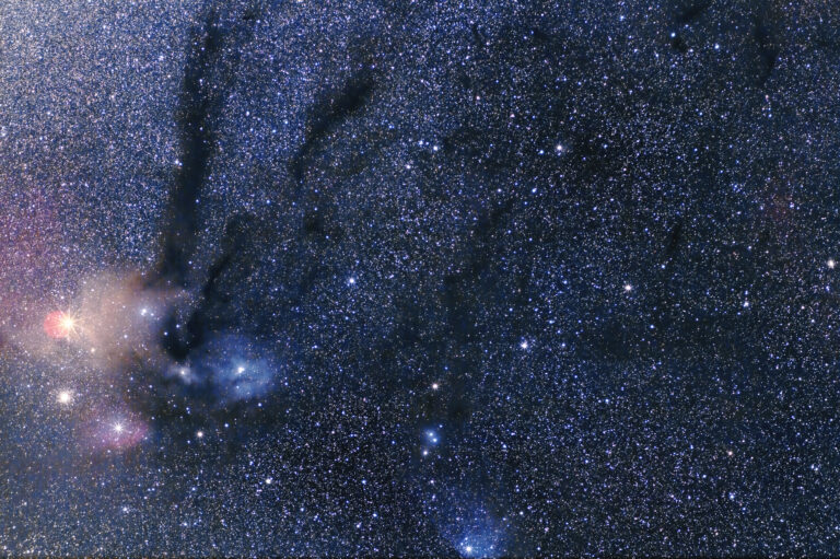 Campo nebulare attorno a Rho Ofiuco