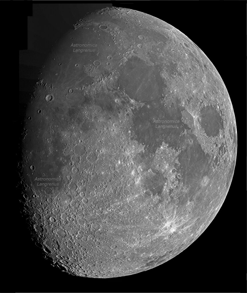 Luna in fase di 10 giorni