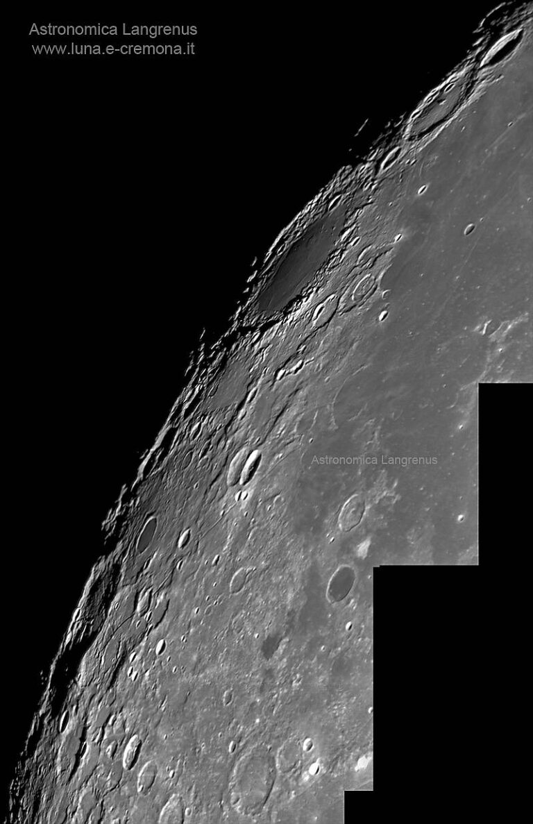 Terminatore W-SW con Hevelius, Grimaldi, Sirsalis