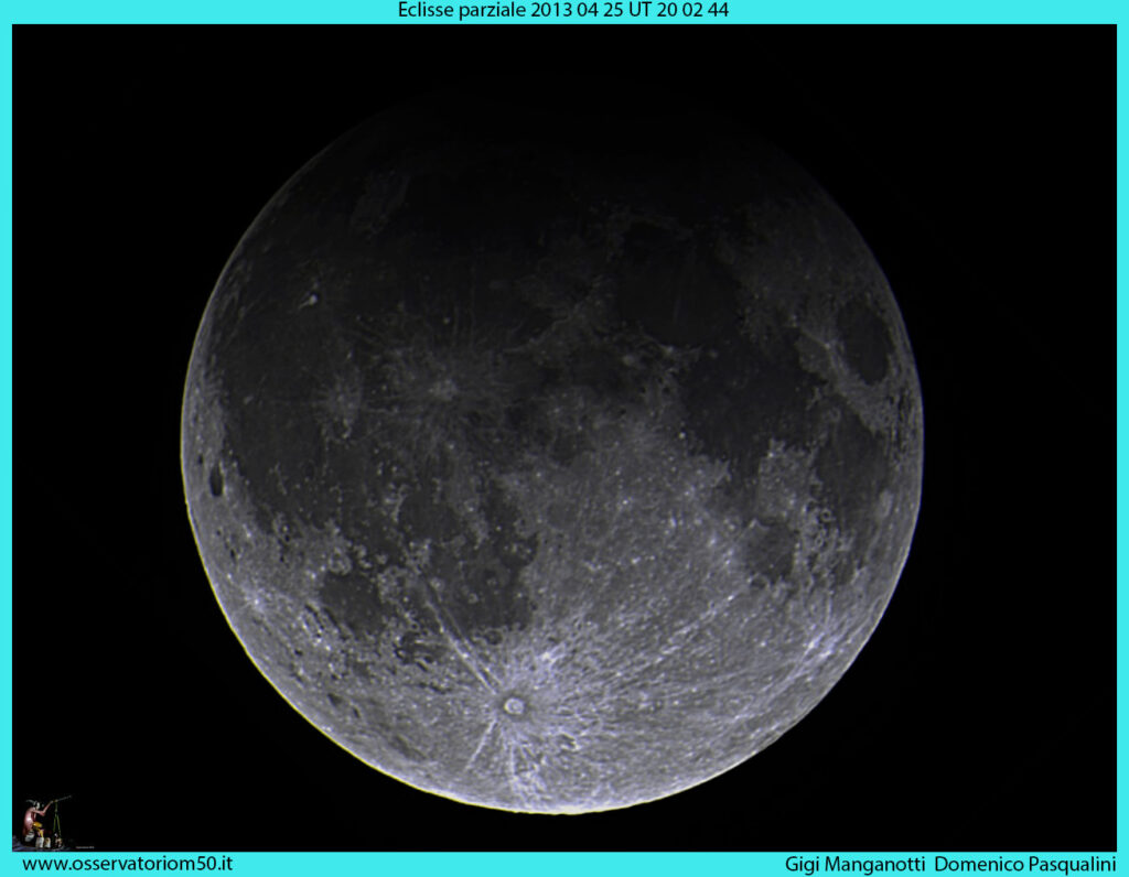 Eclisse parziale Luna