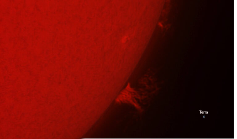 Sole con Protuberanza