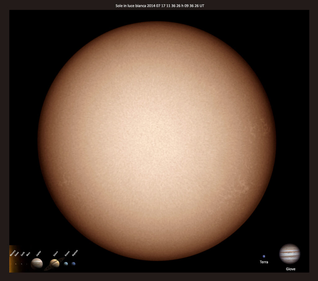 Sole senza macchie solari