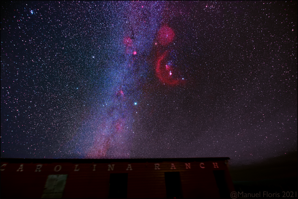 Il cielo invernale visto dall’isola di Sant’Antioco in Sardegna