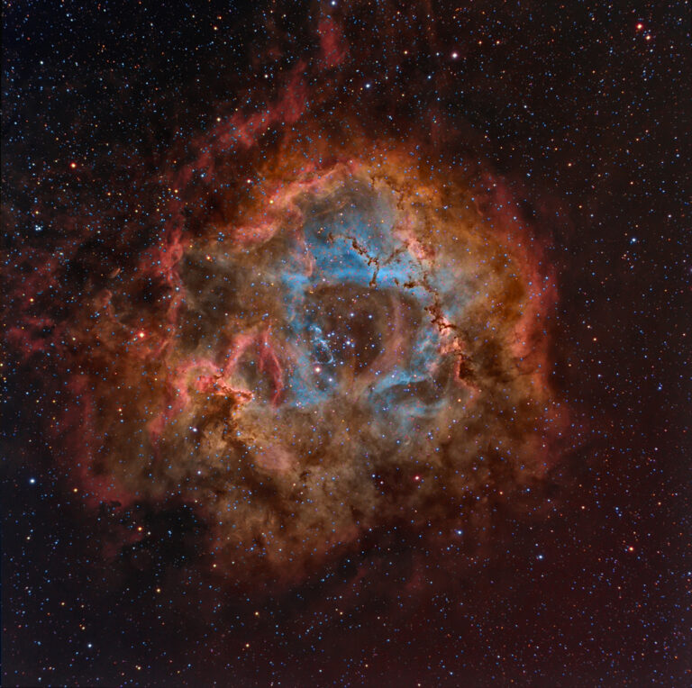 NGC2244 H-OIII-SII-LRGB