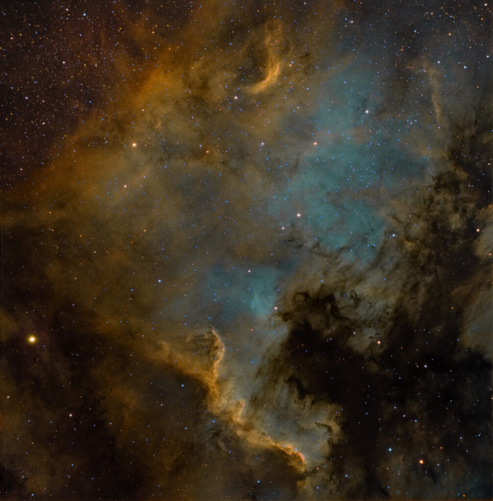 NGC7000 hubble palette