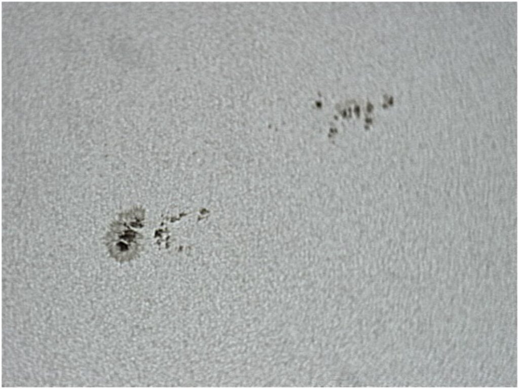 Macchie solari gruppo 1183