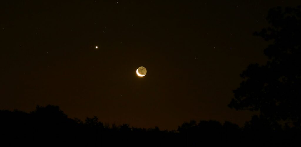 Congiunzione Luna e Venere