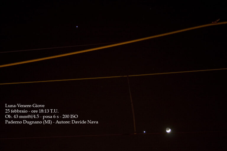 Congiunzione Luna-Venere