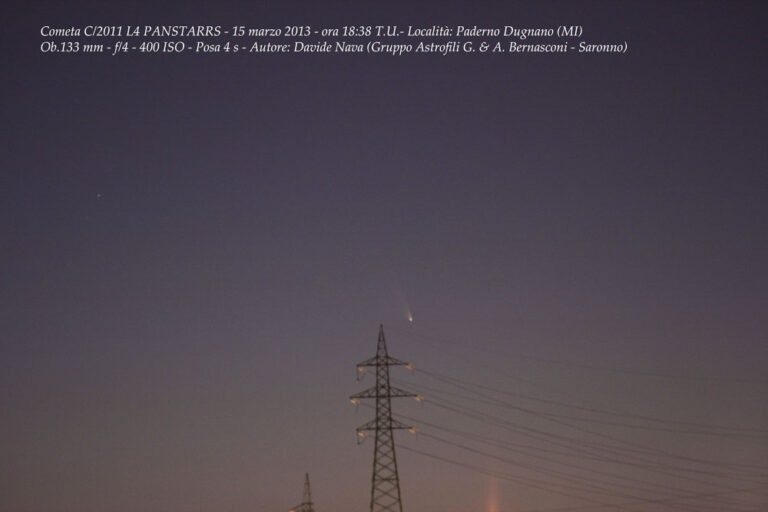 Cometa Panstarrs
