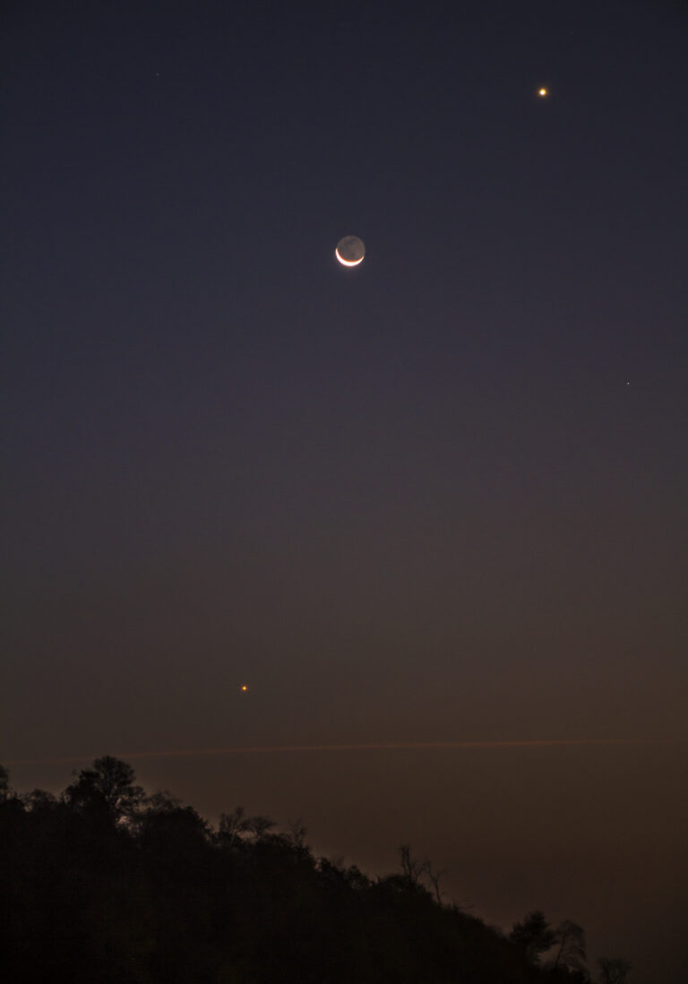 Congiunzione Venere, Luna e Mercurio