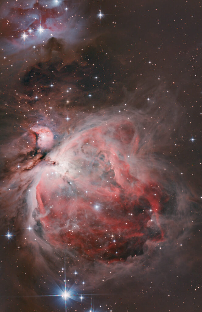 Grande nebulosa di Orione e nebulosa running man