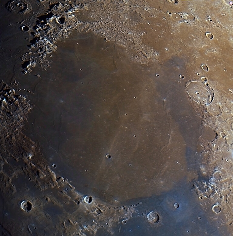 Luna a colori 3 – Mare Serenitatis